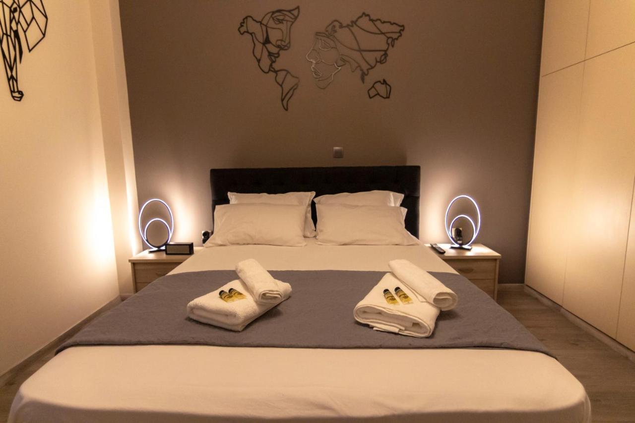 Luxury Apartment 10' From The Center! Athen Eksteriør billede